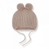 Bruinroze gebreide muts - Ciro rose